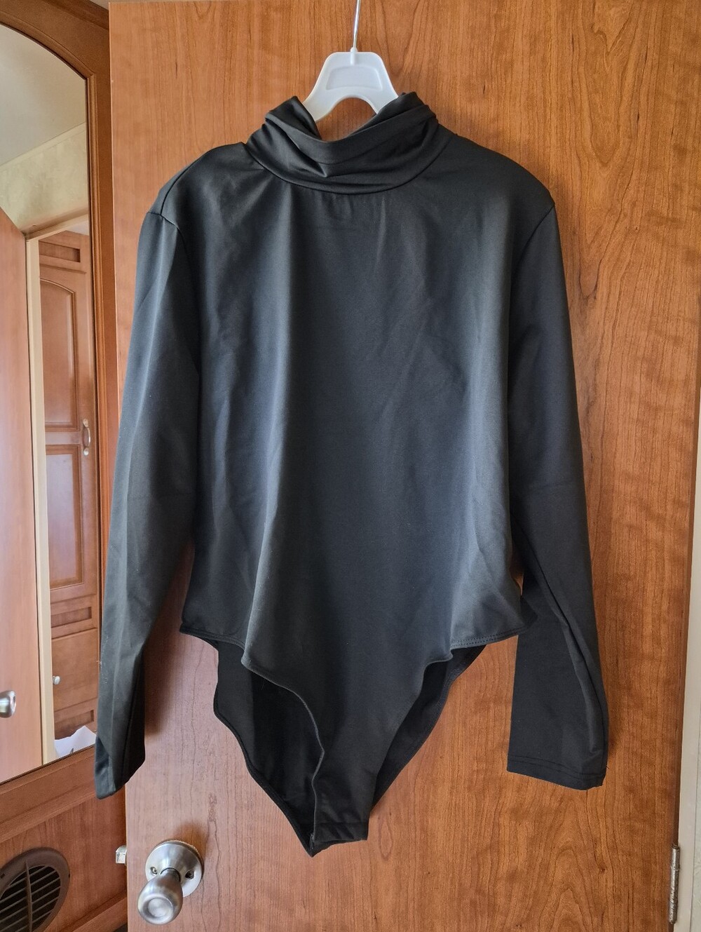 1x Black Long Sleeve Bodysuit